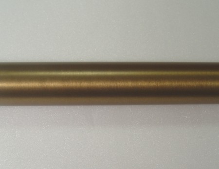 Warm Gold Metal Curtain Rod